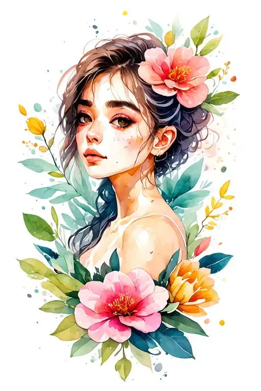 bambam and pebbles tattoo design idea