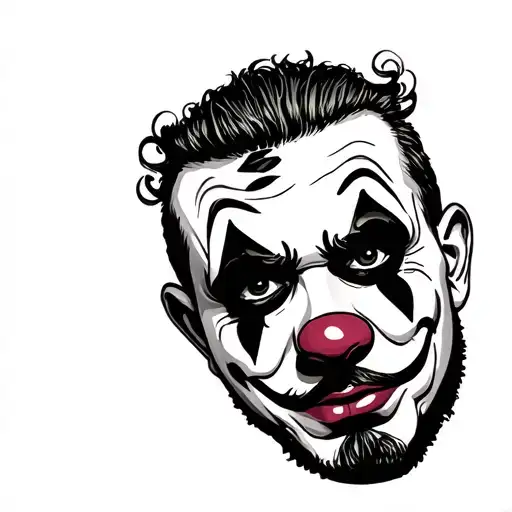 cholo clown tattoo design idea