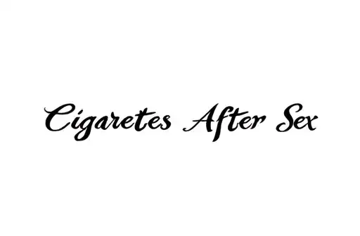 "Cigarettes After Sex" tattoo design idea