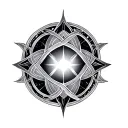 middle chest tattoo infinity chakra tattoo design idea