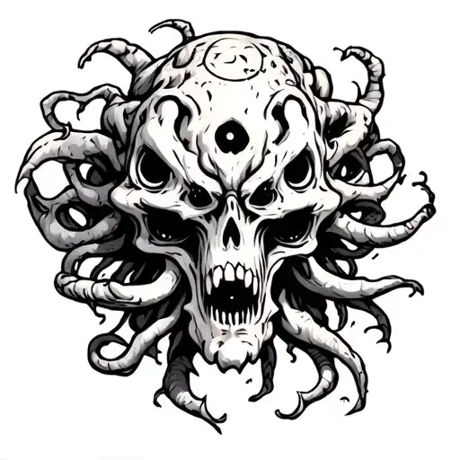 Azathoth tattoo design idea