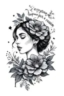 everything happens for a reason tattoo design idea