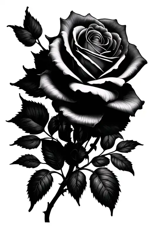 rose and this quoet "Heaven isn t a place u go when u die,it s inside the person that s worth dying for" tattoo design idea