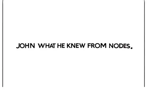 "John what he knew from the nodes" tattoo design idea