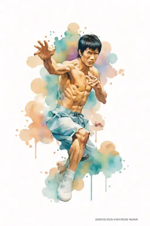 bruce lee tattoo design idea