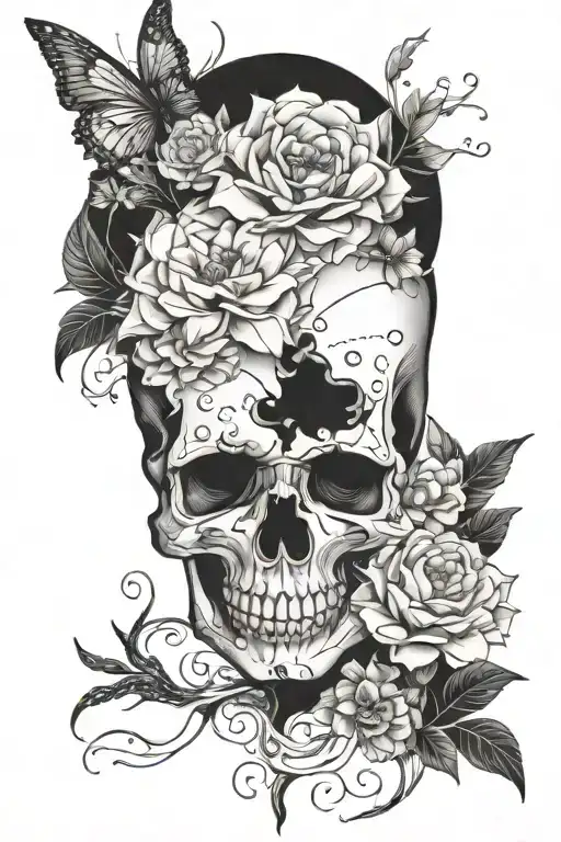 "no deep dives into shallow minds" tattoo design idea