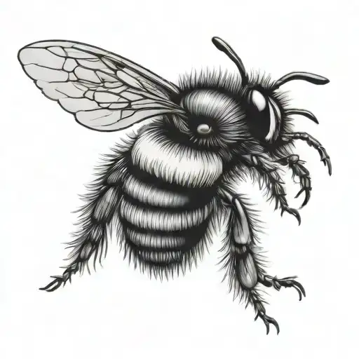 Bumble Bee tattoo design idea