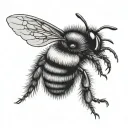 Bumble Bee tattoo design idea
