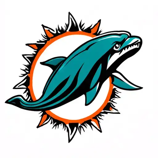 Miami Dolphins tattoo design idea
