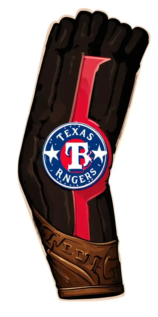 texas rangers logo tattoo design idea