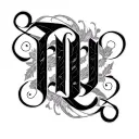Two Word Ambigram Generator tattoo design idea