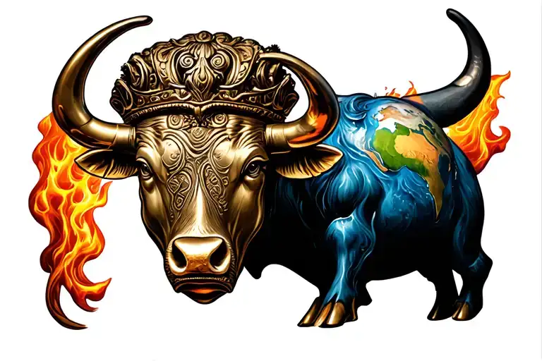 claddagh, titanic, water, fire, earth, wind, child, shadow, lights, rebirths, spirituality, pocahontas, bull tattoo design idea