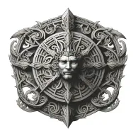 roman empire tattoo design idea