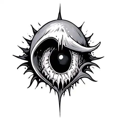 Butthole tattoo design idea