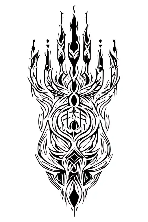 Anti Islam tattoo design idea