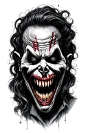 horror movie villains tattoo design idea