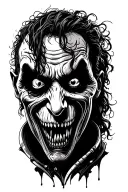 horror movie villains tattoo design idea