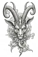 baphomet tattoo design idea