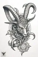 baphomet tattoo design idea