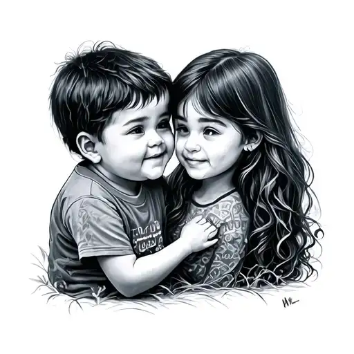 SAVING MY INNER child tattoo design idea