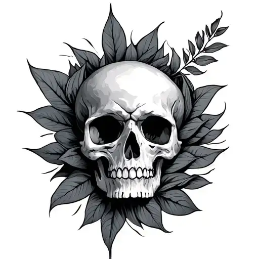 bio organic tattoo design idea