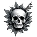 bio organic tattoo design idea