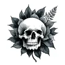 bio organic tattoo design idea