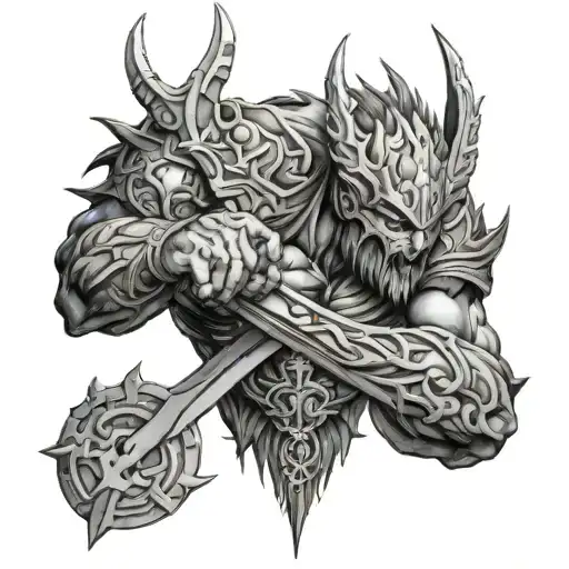 mark of sacrifice berserk tattoo design idea