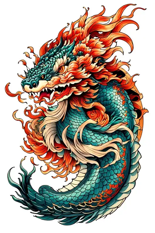 Leviathan tattoo design idea