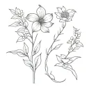 simple matching cousin tattoo design tattoo design idea