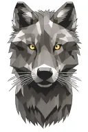 minecraft wolf tattoo design idea