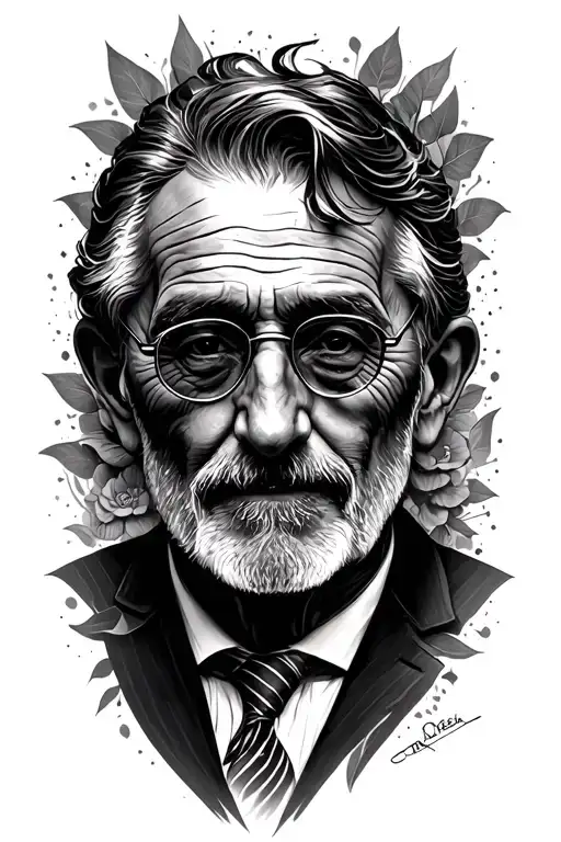 something to memorize my dad tattoo design idea