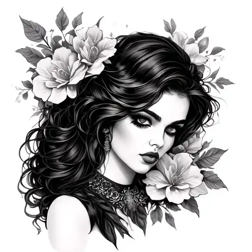 Femdom tattoo design idea