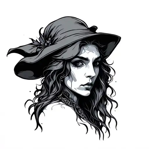 Crone tattoo design idea