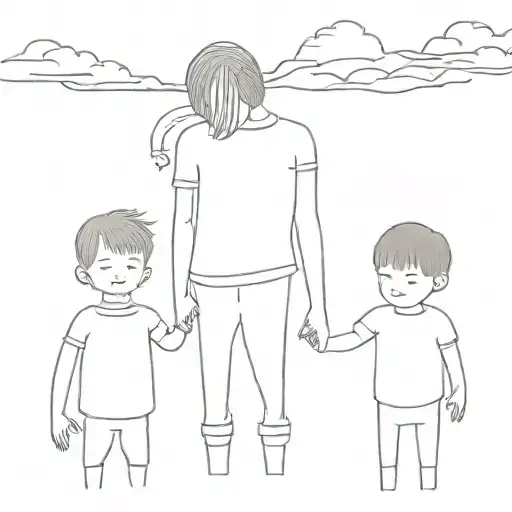 complicated childhood with his parents tattoo design idea