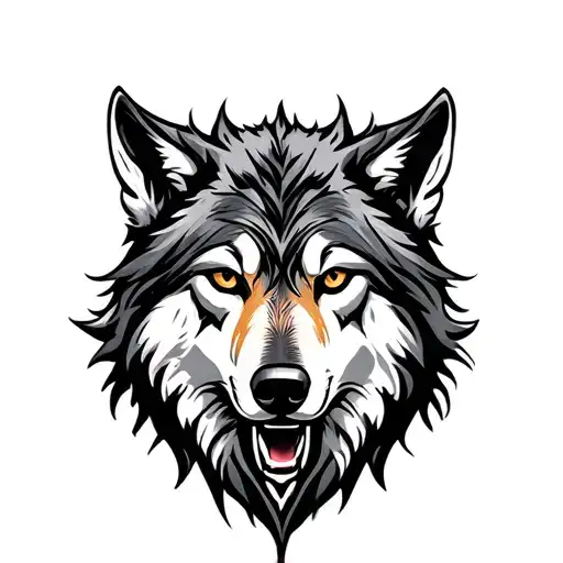 celtic wolf tattoo design idea