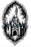 A forearm tattoo, that start about 3 inches from the wrist and I want it to be the Cinderella castle from Walt Disney wo tattoo design idea