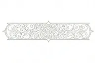 spanish tile tattoo design idea