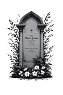 graves in gardens tattoo design idea