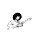 jimi hendrix tattoo design idea