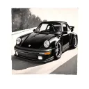 porsche 911 1985 tattoo design idea