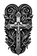 Rosary Cross tattoo design idea