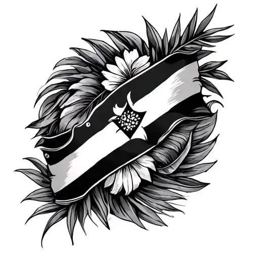Dominican Republic tattoo design idea