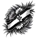 Dominican Republic tattoo design idea