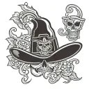 millwright tequila bottle tattoo design idea