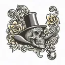 millwright tequila bottle tattoo design idea