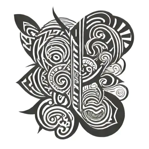 zulu letterings tattoo design idea