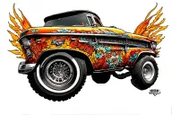 Chevy tattoo design idea