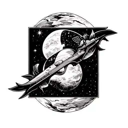 For Aspera Ad Astra tattoo design idea