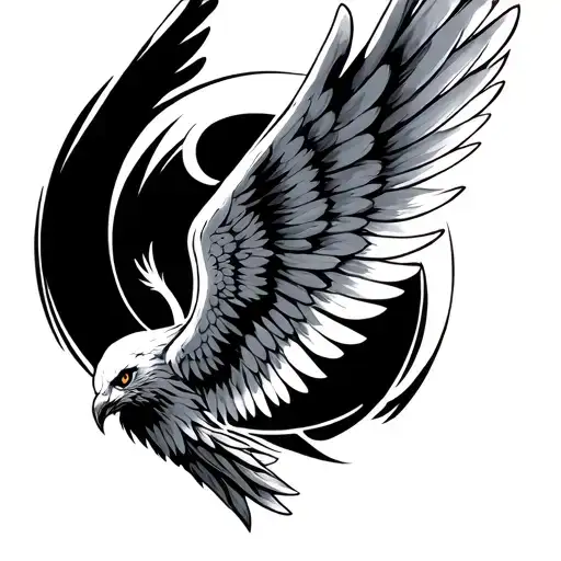 Fourth Wing tattoo design idea